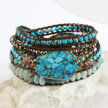 Calming Turquoise Wrap Bracelet